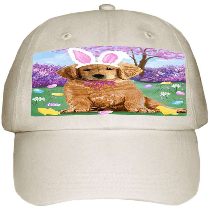 Golden Retriever Dog Easter Holiday Ball Hat Cap HAT51189