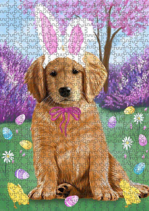 Golden Retriever Dog Easter Holiday Puzzle  PUZL50022