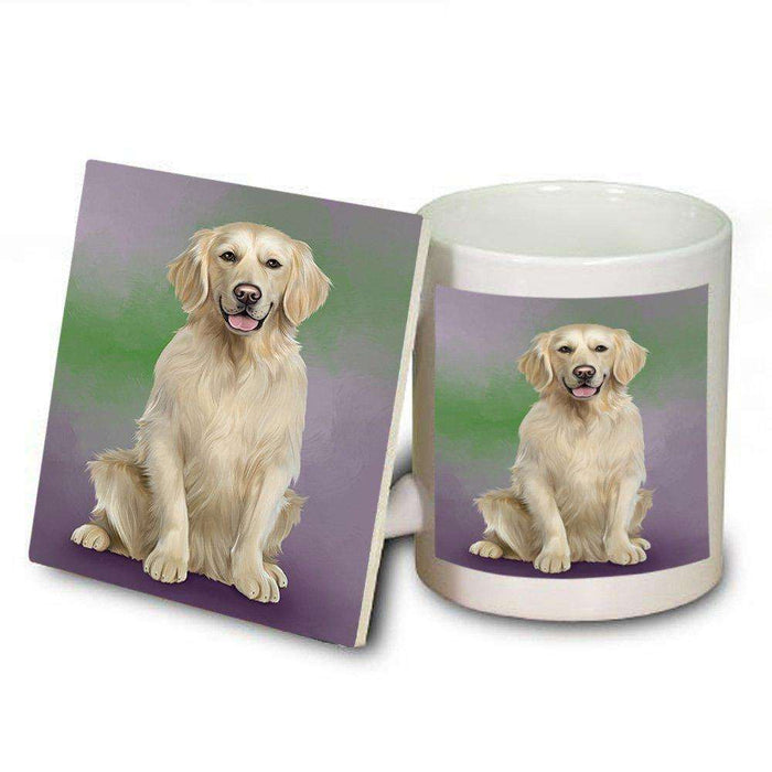 Golden Retriever Dog Mug and Coaster Set MUC48307