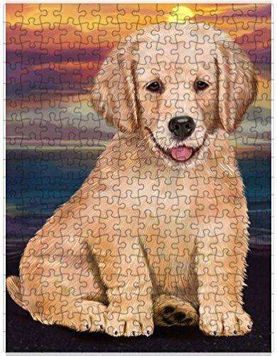 Golden Retriever Dog Puzzle with Photo Tin (300 pc.)