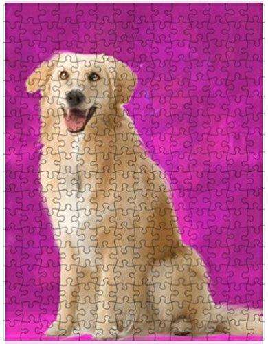 Golden Retriever Dog Puzzle with Photo Tin D588