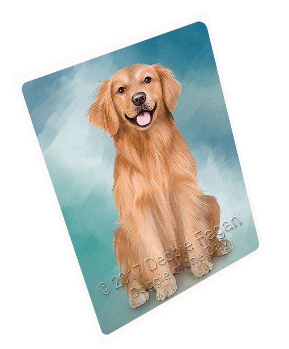 Golden Retriever Dog Tempered Cutting Board C48957