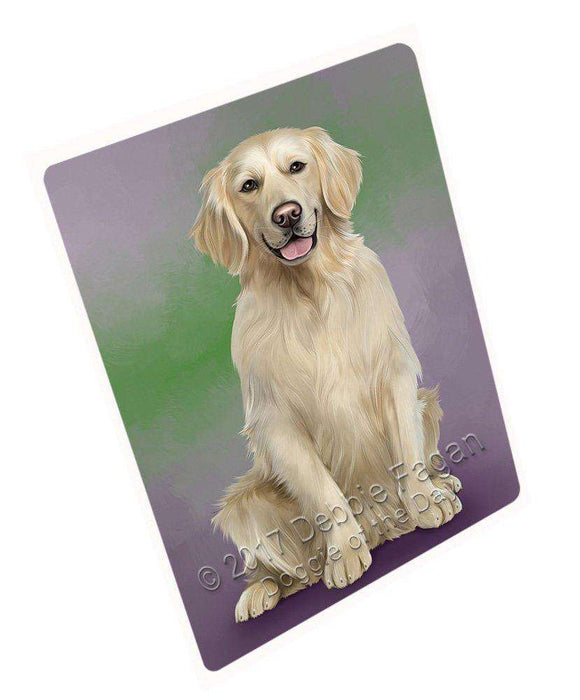 Golden Retriever Dog Tempered Cutting Board C48960