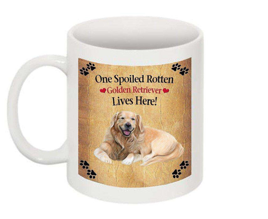 Golden Retriever Spoiled Rotten Dog Mug