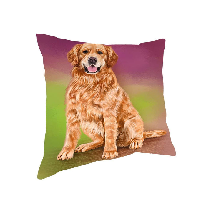Golden Retrievers Adult Dog Throw Pillow
