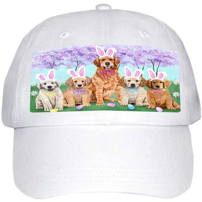 Golden Retrievers Dog Easter Holiday Ball Hat Cap HAT51186