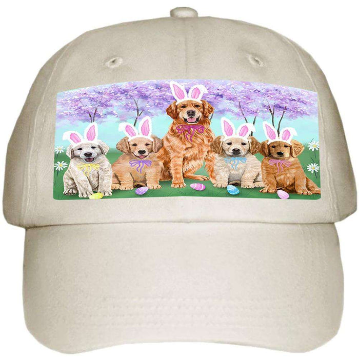Golden Retrievers Dog Easter Holiday Ball Hat Cap HAT51186