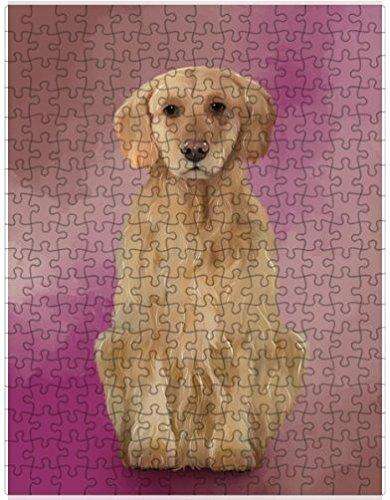 Golden Retrievers Dog Puzzle with Photo Tin D109