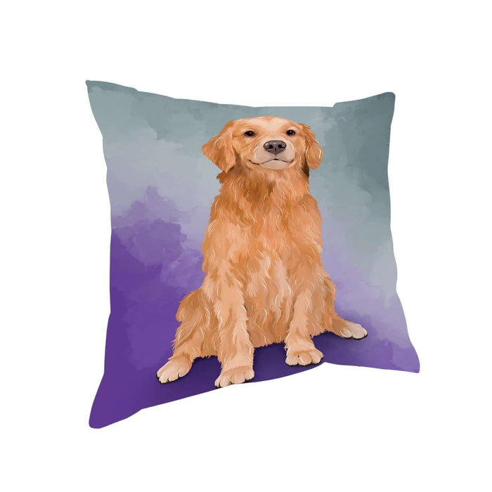 Golden Retrievers Dog Throw Pillow D343