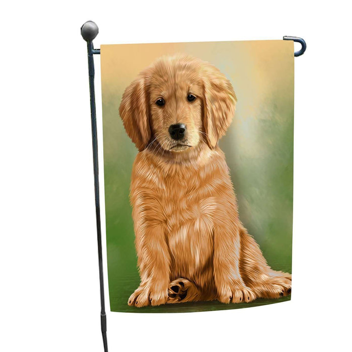 Golden Retrievers Puppy Dog Garden Flag