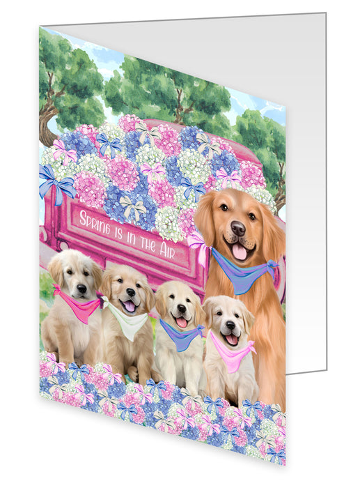 Golden Retriever Greeting Cards & Note Cards: Explore a Variety of Designs, Custom, Personalized, Invitation Card with Envelopes, Gift for Dog and Pet Lovers