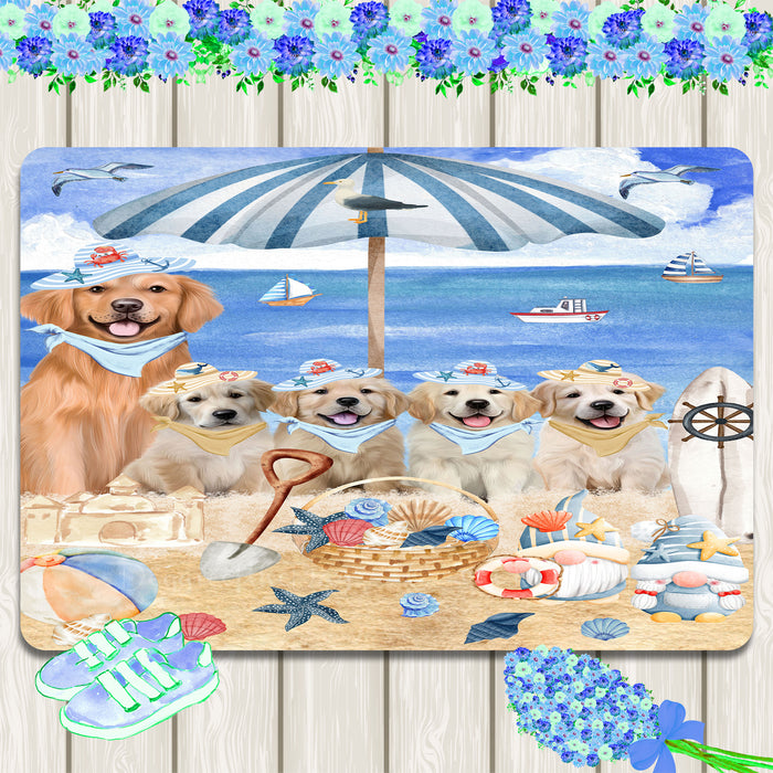 Golden Retriever Area Rug and Runner: Explore a Variety of Designs, Custom, Personalized, Floor Carpet Rugs for Indoor, Home and Living Room, Gift for Pet and Dog Lovers