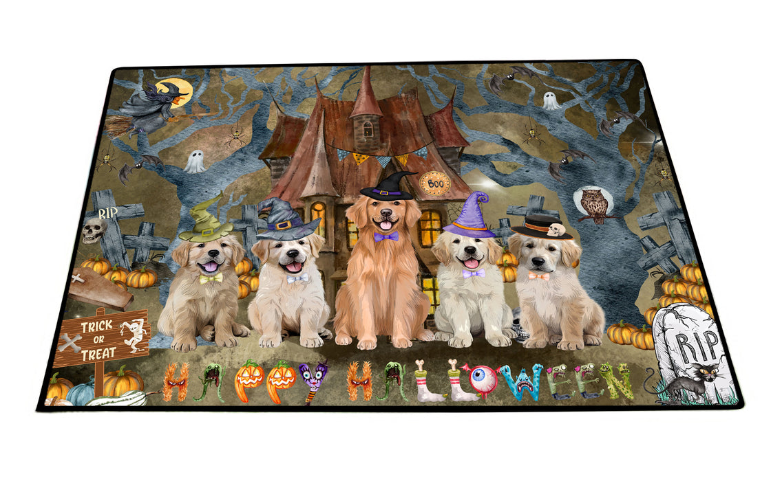 Golden Retriever Floor Mat: Explore a Variety of Designs, Custom, Personalized, Anti-Slip Door Mats for Indoor and Outdoor, Gift for Dog and Pet Lovers