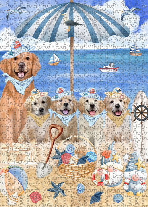 Golden Retriever Jigsaw Puzzle for Adult: Explore a Variety of Designs, Custom, Personalized, Interlocking Puzzles Games, Dog and Pet Lovers Gift