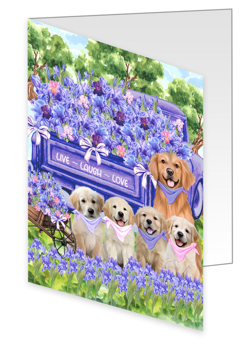 Golden Retriever Greeting Cards & Note Cards, Invitation Card with Envelopes Multi Pack, Explore a Variety of Designs, Personalized, Custom, Dog Lover's Gifts