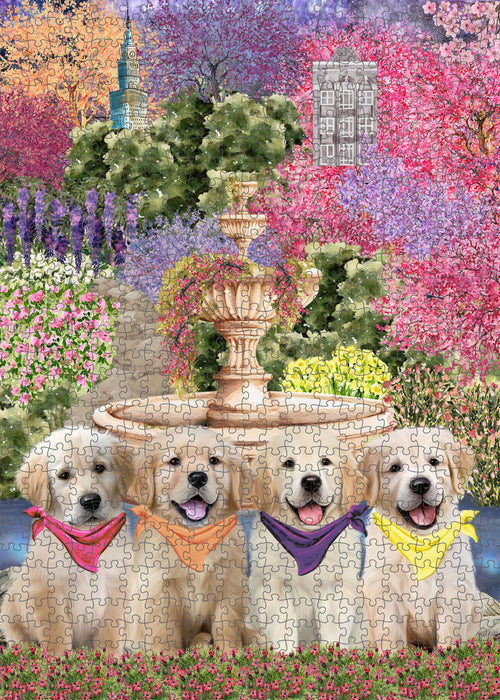 Golden Retriever Jigsaw Puzzle: Explore a Variety of Personalized Designs, Interlocking Puzzles Games for Adult, Custom, Dog Lover's Gifts