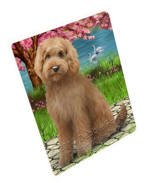 Goldendoodle Dog Blanket BLNKT82569
