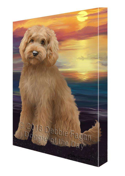 Goldendoodle Dog Canvas Print Wall Art Décor CVS83024