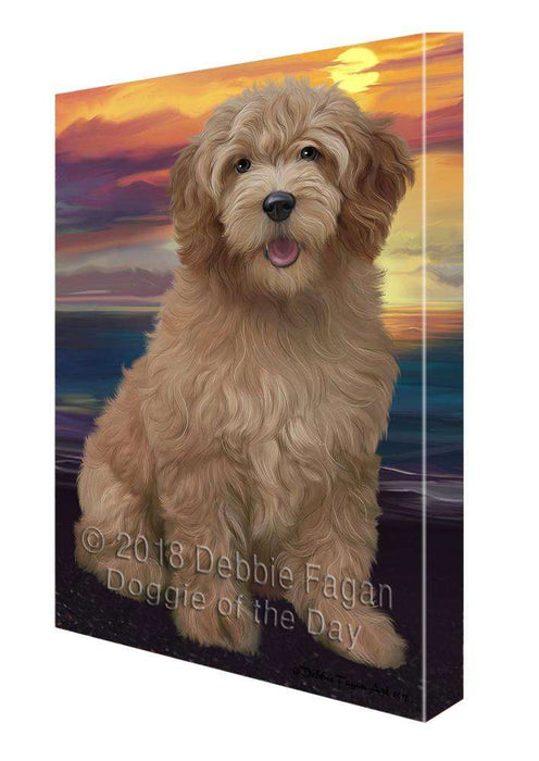 Goldendoodle Dog Canvas Print Wall Art Décor CVS83033