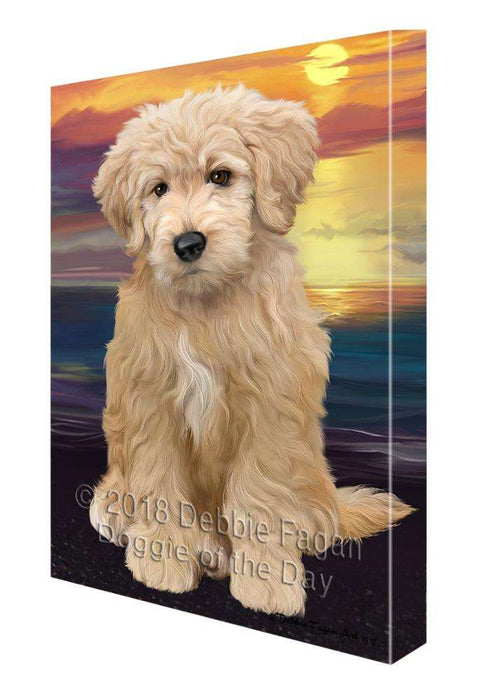 Goldendoodle Dog Canvas Print Wall Art Décor CVS83051