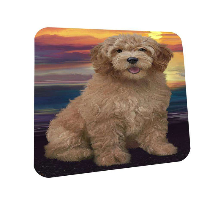 Goldendoodle Dog Coasters Set of 4 CST51711