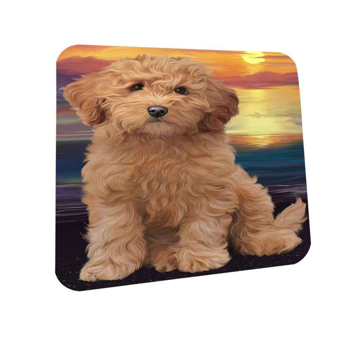 Goldendoodle Dog Coasters Set of 4 CST51712