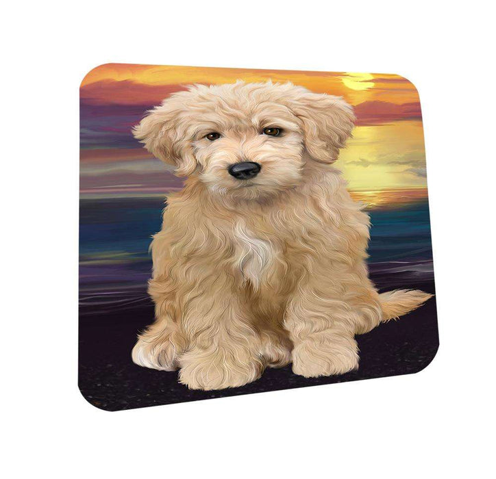 Goldendoodle Dog Coasters Set of 4 CST51713