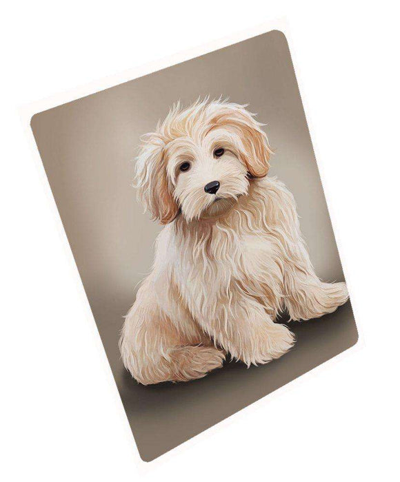 Goldendoodle Dog Large Refrigerator / Dishwasher Magnet 11.5" x 17.6"