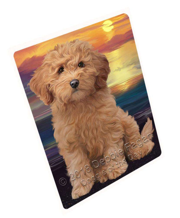 Goldendoodle Dog Large Refrigerator / Dishwasher Magnet RMAG71016