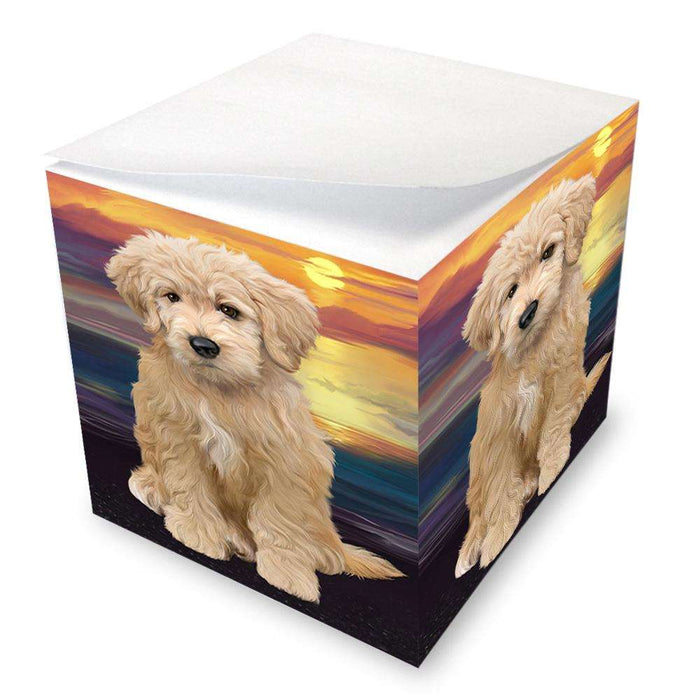 Goldendoodle Dog Note Cube NOC51754
