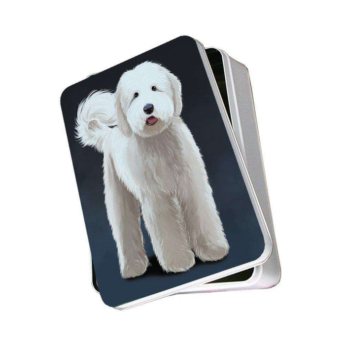 Goldendoodle Dog Photo Storage Tin