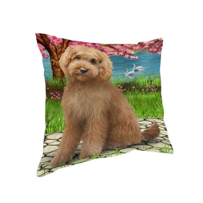 Goldendoodle Dog Pillow PIL63392