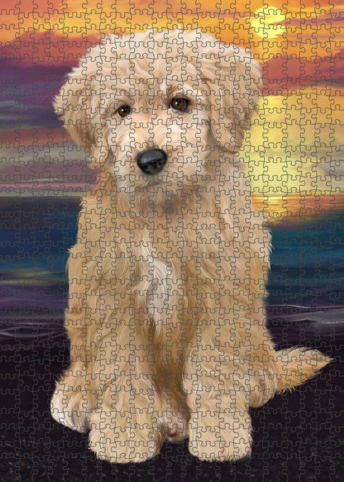 Goldendoodle Dog Puzzle with Photo Tin PUZL59349