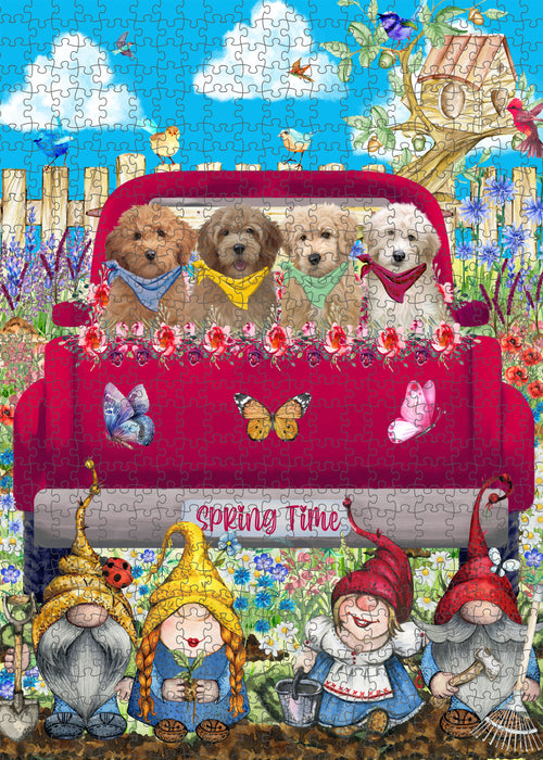 Goldendoodle Jigsaw Puzzle: Interlocking Puzzles Games for Adult, Explore a Variety of Custom Designs, Personalized, Pet and Dog Lovers Gift