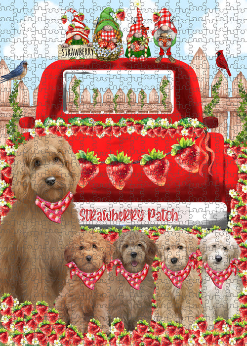 Goldendoodle Jigsaw Puzzle: Interlocking Puzzles Games for Adult, Explore a Variety of Custom Designs, Personalized, Pet and Dog Lovers Gift