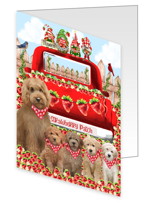 Goldendoodle Greeting Cards & Note Cards: Explore a Variety of Designs, Custom, Personalized, Halloween Invitation Card with Envelopes, Gifts for Dog Lovers