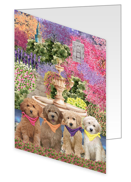 Goldendoodle Greeting Cards & Note Cards: Explore a Variety of Designs, Custom, Personalized, Halloween Invitation Card with Envelopes, Gifts for Dog Lovers