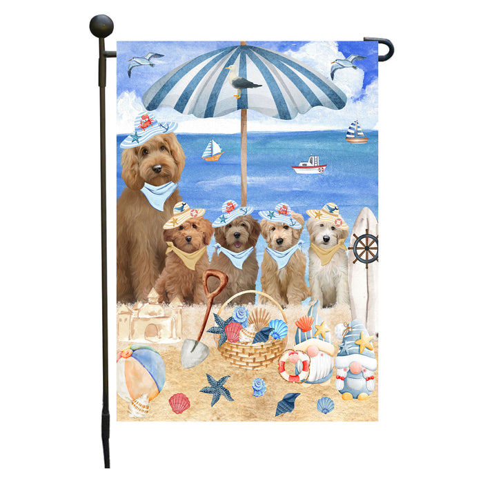 Goldendoodle Dogs Garden Flag, Double-Sided Outdoor Yard Garden Decoration, Explore a Variety of Designs, Custom, Weather Resistant, Personalized, Flags for Dog and Pet Lovers