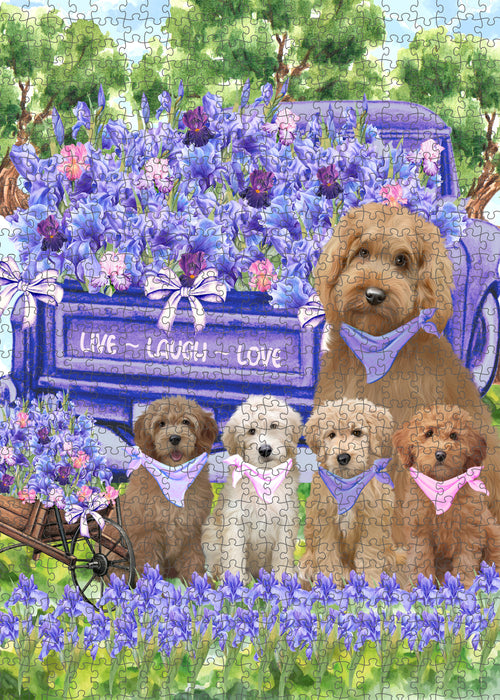 Goldendoodle Jigsaw Puzzle: Explore a Variety of Personalized Designs, Interlocking Puzzles Games for Adult, Custom, Dog Lover's Gifts