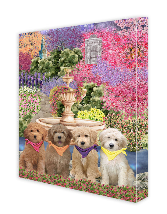 Goldendoodle Canvas: Explore a Variety of Designs, Custom, Personalized, Digital Art Wall Painting, Ready to Hang Room Decor, Gift for Dog and Pet Lovers