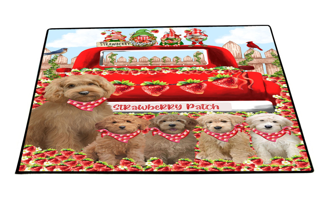 Goldendoodle Floor Mat and Door Mats, Explore a Variety of Designs, Personalized, Anti-Slip Welcome Mat for Outdoor and Indoor, Custom Gift for Dog Lovers