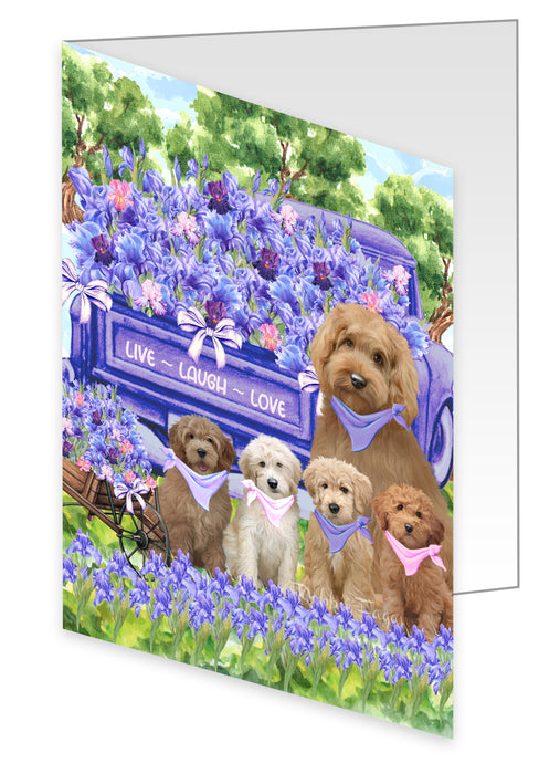 Goldendoodle Greeting Cards & Note Cards with Envelopes: Explore a Variety of Designs, Custom, Invitation Card Multi Pack, Personalized, Gift for Pet and Dog Lovers