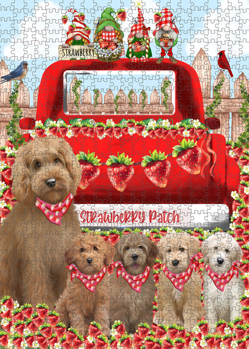 Goldendoodle Jigsaw Puzzle for Adult, Explore a Variety of Designs, Interlocking Puzzles Games, Custom and Personalized, Gift for Dog and Pet Lovers