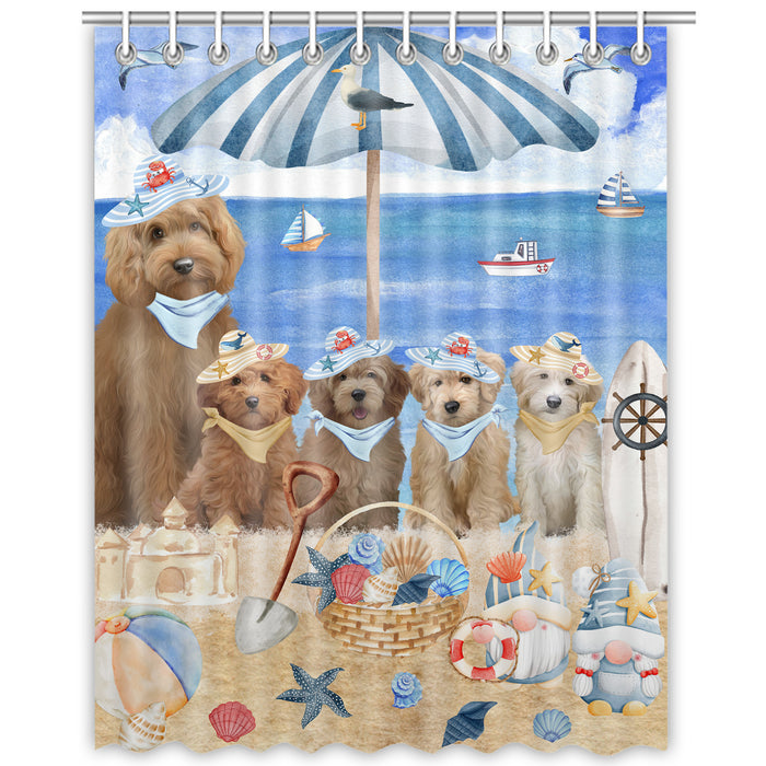 Goldendoodle Shower Curtain: Explore a Variety of Designs, Bathtub Curtains for Bathroom Decor with Hooks, Custom, Personalized, Dog Gift for Pet Lovers