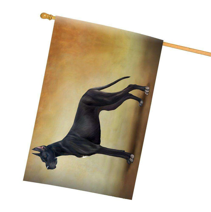 Great Dane Dog All Weather House Flag