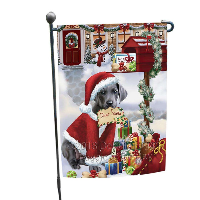 Great Dane Dog Dear Santa Letter Christmas Holiday Mailbox Garden Flag GFLG53962