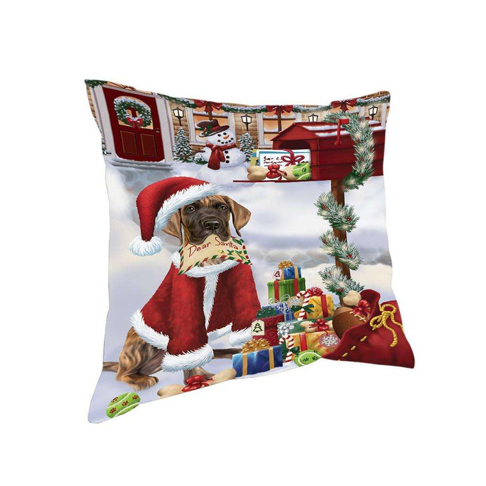 Great Dane Dog Dear Santa Letter Christmas Holiday Mailbox Pillow PIL72228