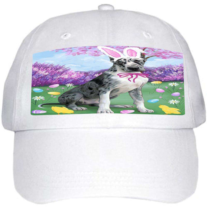 Great Dane Dog Easter Holiday Ball Hat Cap HAT51192