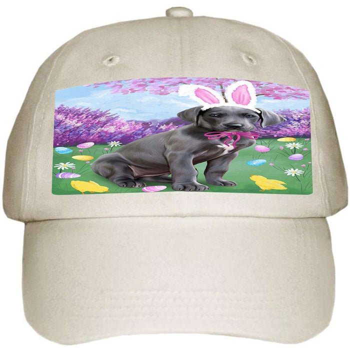 Great Dane Dog Easter Holiday Ball Hat Cap HAT51198