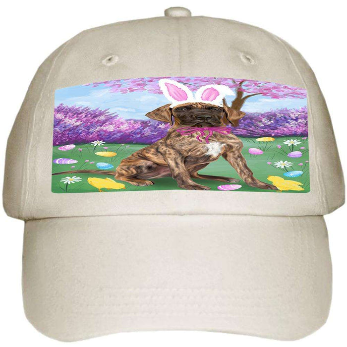 Great Dane Dog Easter Holiday Ball Hat Cap HAT51201